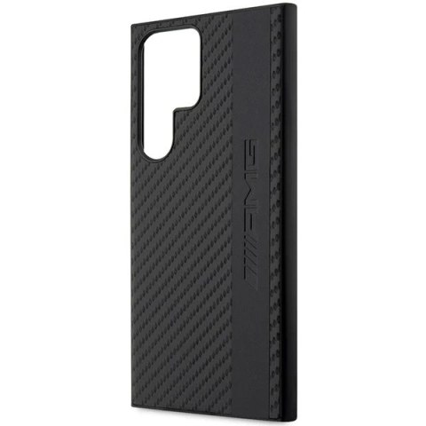 Etui AMG AMHCS23LBLSCA do Samsung Galaxy S23 Ultra S918 czarny/black hardcase Carbon Stripe&Embossed