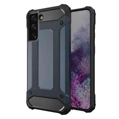 Etui Hybrid Armor do Samsung Galaxy S23+ Plus pancerny hybrydowy pokrowiec niebieskie