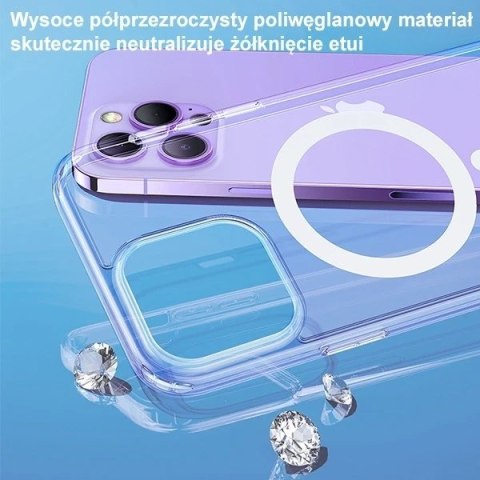Etui USAMS Ice Magnet do iPhone 14 Plus 6,7" IP14MBC01 (US-BH801) transparent