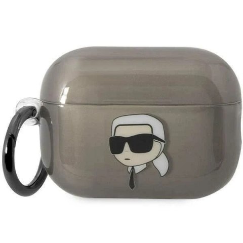 Etui ochronne na słuchawki Karl Lagerfeld KKLAP2HNIKTCK do Apple AirPods Pro 2 cover czarny/black Ikonik Karl Lagerfeld