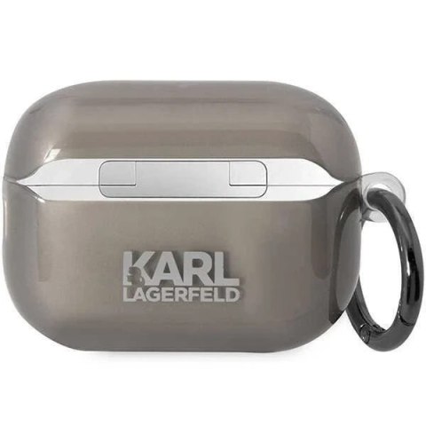 Etui ochronne na słuchawki Karl Lagerfeld KKLAP2HNIKTCK do Apple AirPods Pro 2 cover czarny/black Ikonik Karl Lagerfeld