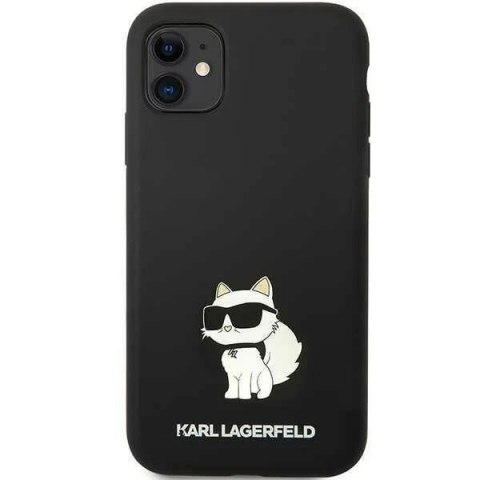 Etui ochronne na telefon Karl Lagerfeld KLHCN61SNCHBCKdo Apple iPhone 11/ XR 6,1" hardcase czarny/black Silicone Choupette