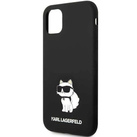 Etui ochronne na telefon Karl Lagerfeld KLHCN61SNCHBCKdo Apple iPhone 11/ XR 6,1" hardcase czarny/black Silicone Choupette