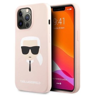 Etui Karl Lagerfeld KLHCP13LSLKHLP do iPhone 13 Pro / 13 6,1" hardcase Silicone Karl`s Head