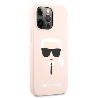 Etui Karl Lagerfeld KLHCP13LSLKHLP do iPhone 13 Pro / 13 6,1" hardcase Silicone Karl`s Head