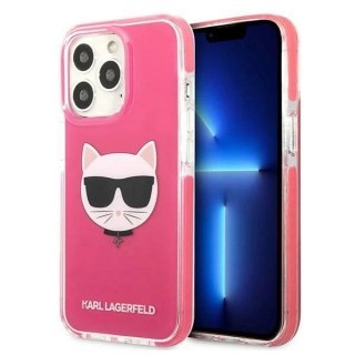 Etui Karl Lagerfeld KLHCP13LTPECPI do iPhone 13 Pro / 13 6,1" hardcase Choupette Head