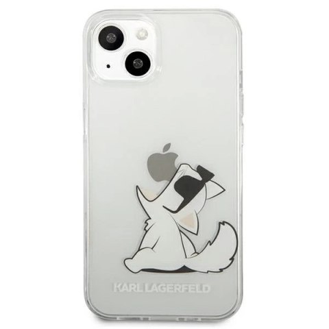 Etui Karl Lagerfeld KLHCP13MCFNRC do iPhone 13 6,1" hardcase transparent Choupette Fun