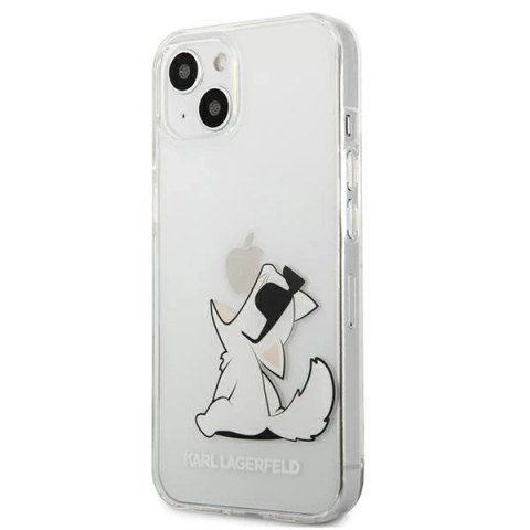 Etui Karl Lagerfeld KLHCP13MCFNRC do iPhone 13 6,1" hardcase transparent Choupette Fun