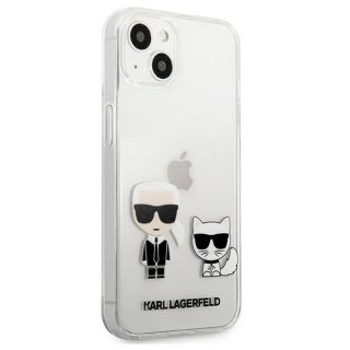 Etui Karl Lagerfeld KLHCP13MCKTR do iPhone 13 6,1" hardcase Transparent Karl & Choupette