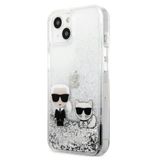 Etui Karl Lagerfeld KLHCP13MGKCS do iPhone 13 6,1" hardcase Liquid Glitter Karl&Choupette
