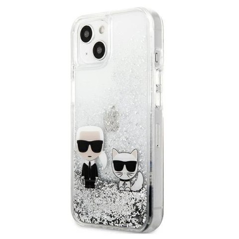 Etui Karl Lagerfeld KLHCP13MGKCS do iPhone 13 6,1" hardcase Liquid Glitter Karl&Choupette