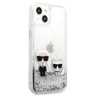 Etui Karl Lagerfeld KLHCP13MGKCS do iPhone 13 6,1" hardcase Liquid Glitter Karl&Choupette