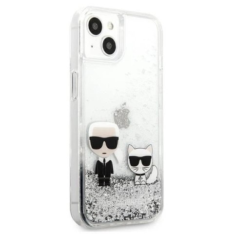 Etui Karl Lagerfeld KLHCP13MGKCS do iPhone 13 6,1" hardcase Liquid Glitter Karl&Choupette
