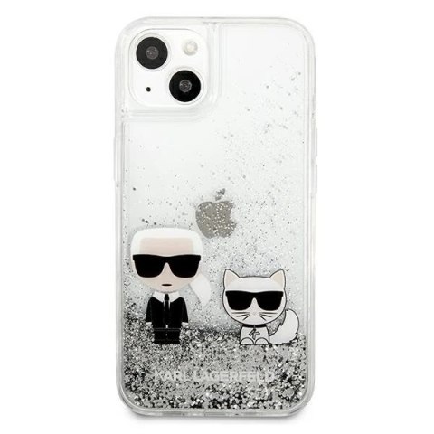 Etui Karl Lagerfeld KLHCP13MGKCS do iPhone 13 6,1" hardcase Liquid Glitter Karl&Choupette