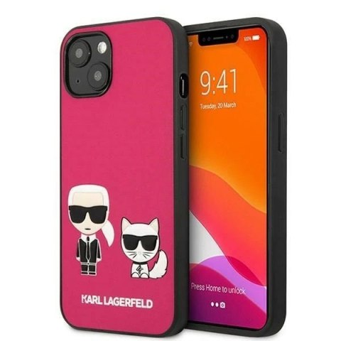 Etui Karl Lagerfeld KLHCP13MPCUSKCP do iPhone 13 6,1" hardcase Ikonik Karl & Choupette