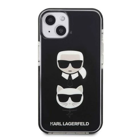 Etui Karl Lagerfeld KLHCP13MTPE2TK do iPhone 13 6,1" hardcase Karl&Choupette Head