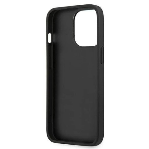 Etui ochronne na telefon Karl Lagerfeld KLHCP13LOKPK do Apple iPhone 13 Pro / 13 6,1" czarny/black hardcase Saffiano Ikonik Karl