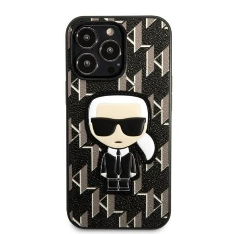 Etui ochronne na telefon Karl Lagerfeld KLHCP13LPMNIKBK do Apple iPhone 13 Pro / 13 6,1" hardcase czarny/black Monogram Ikonik P