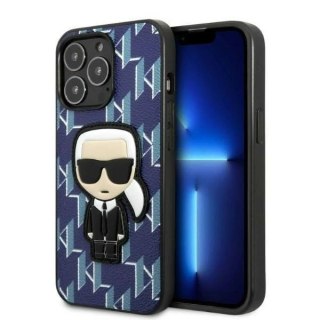 Etui ochronne na telefon Karl Lagerfeld KLHCP13LPMNIKBL do Apple iPhone 13 Pro / 13 6,1" hardcase niebieski/blue Monogram Ikonik