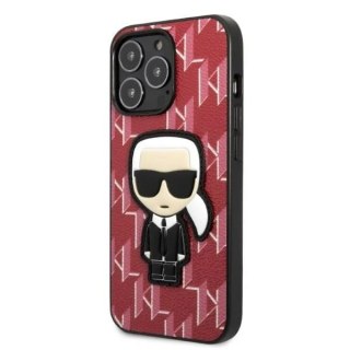 Etui ochronne na telefon Karl Lagerfeld KLHCP13LPMNIKPI do Apple iPhone 13 Pro / 13 6,1" hardcase czerwony/red Monogram Ikonik P