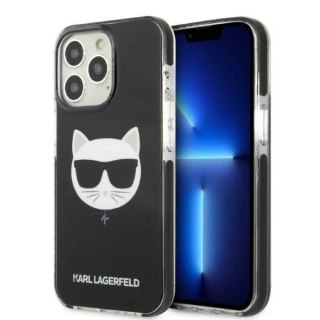 Etui ochronne na telefon Karl Lagerfeld KLHCP13LTPECK do Apple iPhone 13 Pro / 13 6,1" hardcase czarny/black Choupette Head