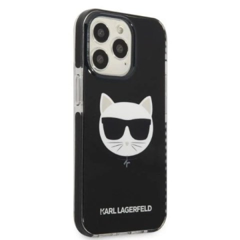 Etui ochronne na telefon Karl Lagerfeld KLHCP13LTPECK do Apple iPhone 13 Pro / 13 6,1" hardcase czarny/black Choupette Head