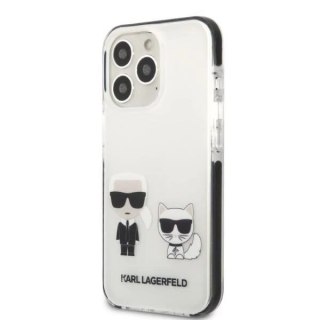 Etui ochronne na telefon Karl Lagerfeld KLHCP13LTPEKCW do Apple iPhone 13 Pro / 13 6,1" hardcase biały/white Karl&Choupette