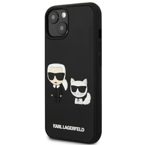 Etui ochronne na telefon Karl Lagerfeld KLHCP13M3DRKCK do Apple iPhone 13 Pro / 13 6,1" czarny/black hardcase Karl&Choupette Iko