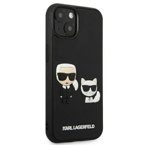 Etui ochronne na telefon Karl Lagerfeld KLHCP13M3DRKCK do Apple iPhone 13 Pro / 13 6,1" czarny/black hardcase Karl&Choupette Iko