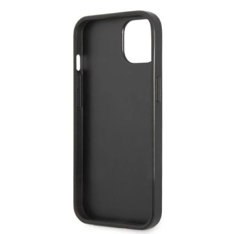 Etui ochronne na telefon Karl Lagerfeld KLHCP13MSFMP2K do Apple iPhone 13 6,1" hardcase czarny/black Saffiano Plaque