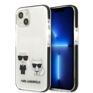 Etui ochronne na telefon Karl Lagerfeld KLHCP13MTPEKCW do Apple iPhone 13 6,1" hardcase biały/white Karl&Choupette