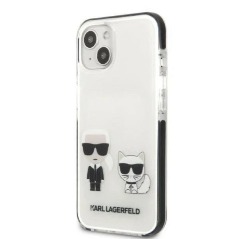 Etui ochronne na telefon Karl Lagerfeld KLHCP13MTPEKCW do Apple iPhone 13 6,1" hardcase biały/white Karl&Choupette