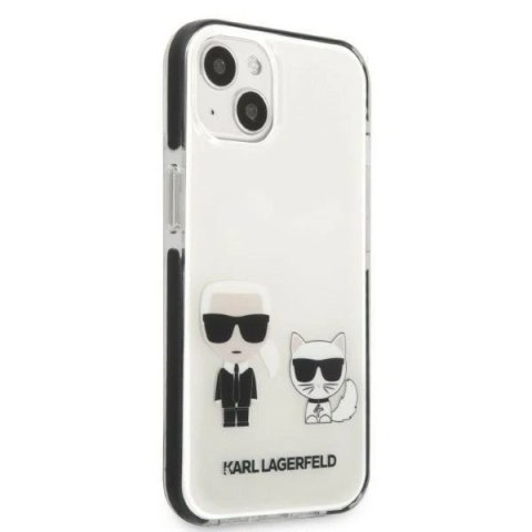 Etui ochronne na telefon Karl Lagerfeld KLHCP13MTPEKCW do Apple iPhone 13 6,1" hardcase biały/white Karl&Choupette