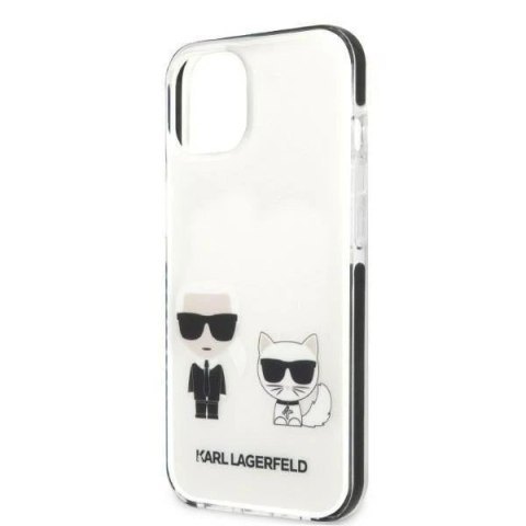 Etui ochronne na telefon Karl Lagerfeld KLHCP13MTPEKCW do Apple iPhone 13 6,1" hardcase biały/white Karl&Choupette