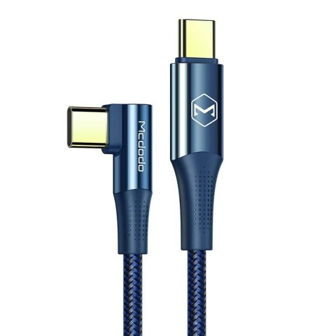 Kabel USB-C do USB-C Mcdodo Firefox 100W, 2m (niebieski)