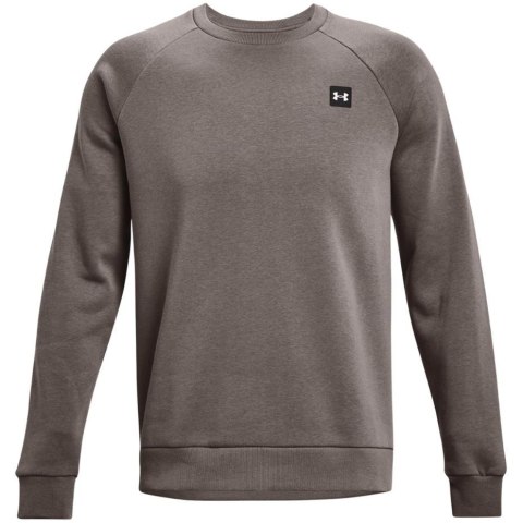 Bluza męska Under Armour Rival Fleece Crew brązowa 1357096 176 Bluza męska Under Armour Rival Fleece Crew brązowa 1357096 176