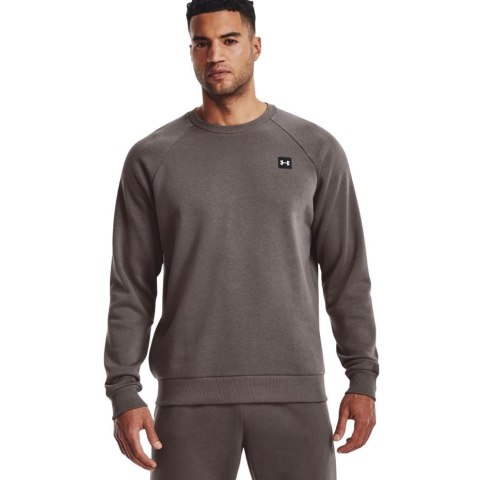Bluza męska Under Armour Rival Fleece Crew brązowa 1357096 176 Bluza męska Under Armour Rival Fleece Crew brązowa 1357096 176