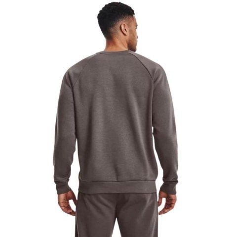 Bluza męska Under Armour Rival Fleece Crew brązowa 1357096 176 Bluza męska Under Armour Rival Fleece Crew brązowa 1357096 176
