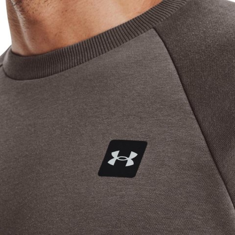 Bluza męska Under Armour Rival Fleece Crew brązowa 1357096 176 Bluza męska Under Armour Rival Fleece Crew brązowa 1357096 176