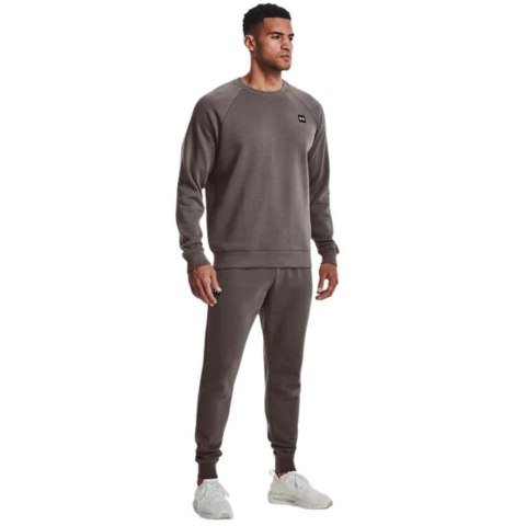 Bluza męska Under Armour Rival Fleece Crew brązowa 1357096 176 Bluza męska Under Armour Rival Fleece Crew brązowa 1357096 176