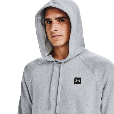 Bluza męska Under Armour Rival Fleece Hoodie szara 1357092 011 Bluza męska Under Armour Rival Fleece Hoodie szara 1357092 011