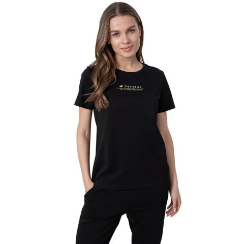 Koszulka damska 4F głęboka czerń H4Z22 TSD019 20S Koszulka damska 4F głęboka czerń H4Z22 TSD019 20S