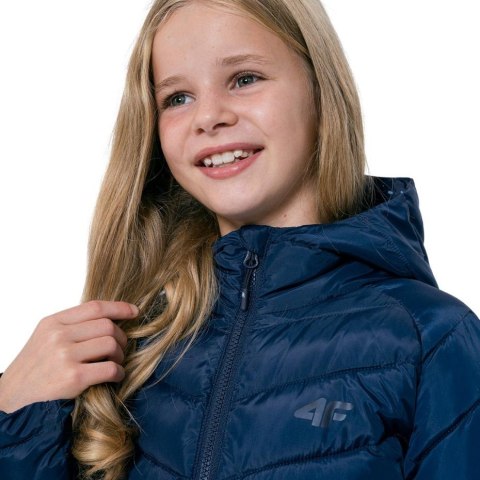 Kurtka dla dziewczynki 4F granatowa HJZ22 JKUDP003 31S Kurtka dla dziewczynki 4F granatowa HJZ22 JKUDP003 31S