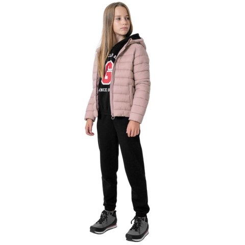 Kurtka dla dziewczynki 4F jasny róż HJZ22 JKUDP001 56S Kurtka dla dziewczynki 4F jasny róż HJZ22 JKUDP001 56S