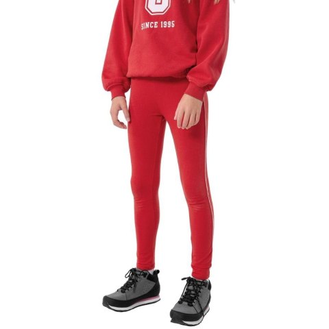 Legginsy dla dziewczynki 4F czerwone HJZ22 JLEG004 62S Legginsy dla dziewczynki 4F czerwone HJZ22 JLEG004 62S