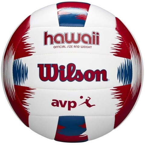 Piłka siatkowa Wilson AVP Hawaii Beach Official size biało-czerwono-niebieska WTH80219KIT Piłka siatkowa Wilson AVP Hawaii Beach Official size biało-czerwono-niebieska WTH80219KIT