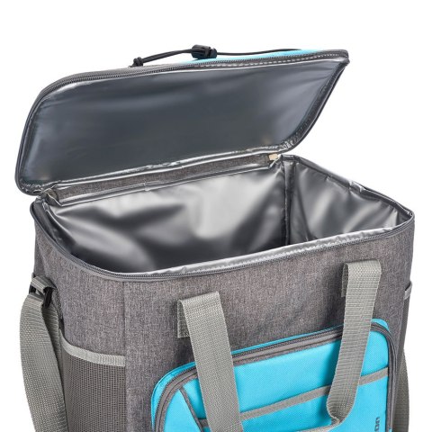 Torba termiczna Meteor Frosty 30L niebiesko-szara 74641 Torba termiczna Meteor Frosty 30L niebiesko-szara 74641