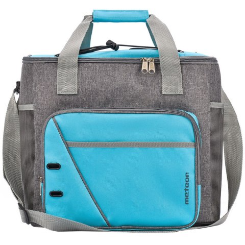 Torba termiczna Meteor Frosty 30L niebiesko-szara 74641 Torba termiczna Meteor Frosty 30L niebiesko-szara 74641
