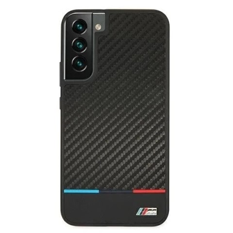 Etui hardcase BMW BMHCS22MPUCARTCBK do Galaxy S22+ S906 M Collection Triangles black/czarny