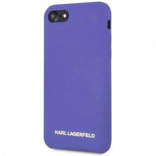 Etui ochronne na telefon Karl Lagerfeld KLHCI8SLVOG do Apple iPhone 7/8/ SE 2020/2022 hardcase fioletowy/purple Silicone